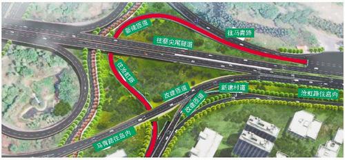 海沧大桥石塘立交提升改造 新建一条出岛下桥通道